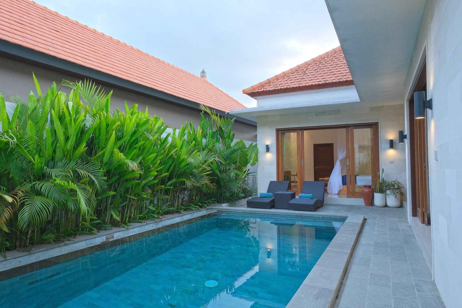 Cahyana Tibuah - the front of the villa
